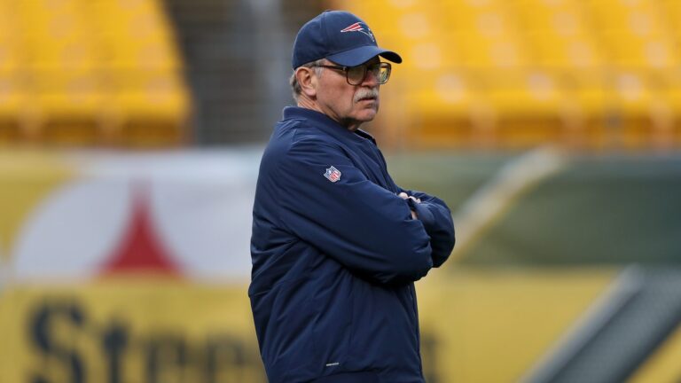 Pittsburgh, PA 12-16-18: New England Patriots football research director Ernie Adams was out on the field early checking out the scene as well as the turf conditions.The New England Patriots visited the Pittsburgh Steelers in a regular season NFL football game at Heinz Field.