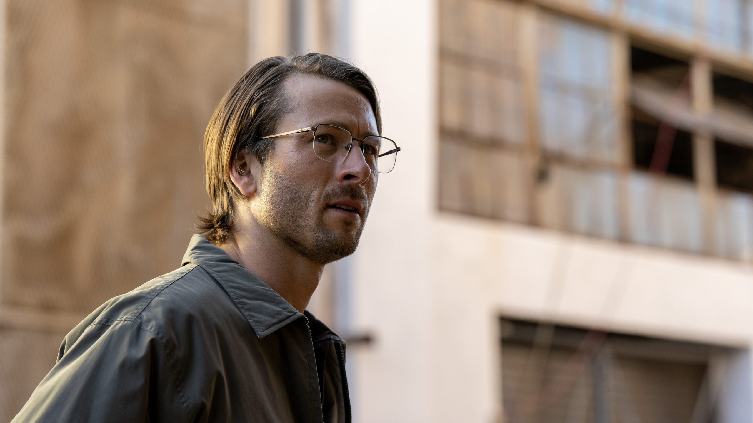 Glen Powell as Gary Johnson in "Hit Man."