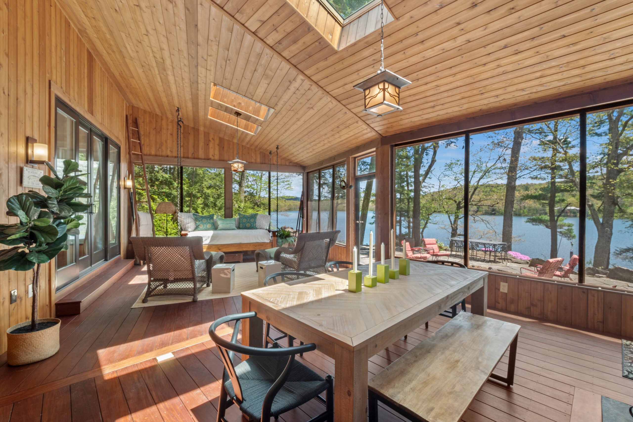 49 Chanterwood Road Lee MA screened porch Berkshires