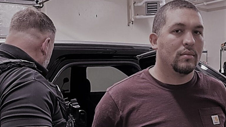 Antonio Jose De Abreu Vidal Filho after his arrest in New Hampshire in 2023.