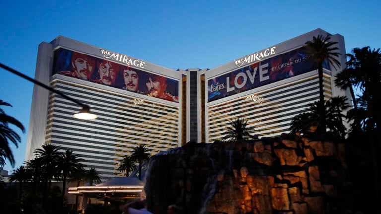 The Mirage hotel-casino in Las Vegas.