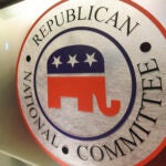 The Republican National Committee logo.