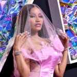 Nicki Minaj arrives at the MTV Video Music Awards on Sept. 12, 2023, at the Prudential Center in Newark, N.J.