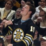 Drake Maye Bruins game