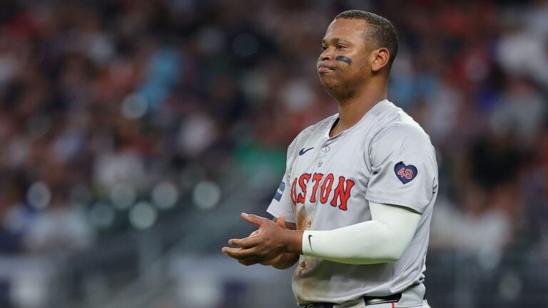 Alex Cora and Rafael Devers are disappointed with the Red Sox offense