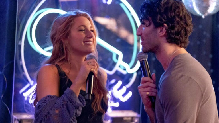 Blake Lively and Justin Baldoni in "It Ends with Us."