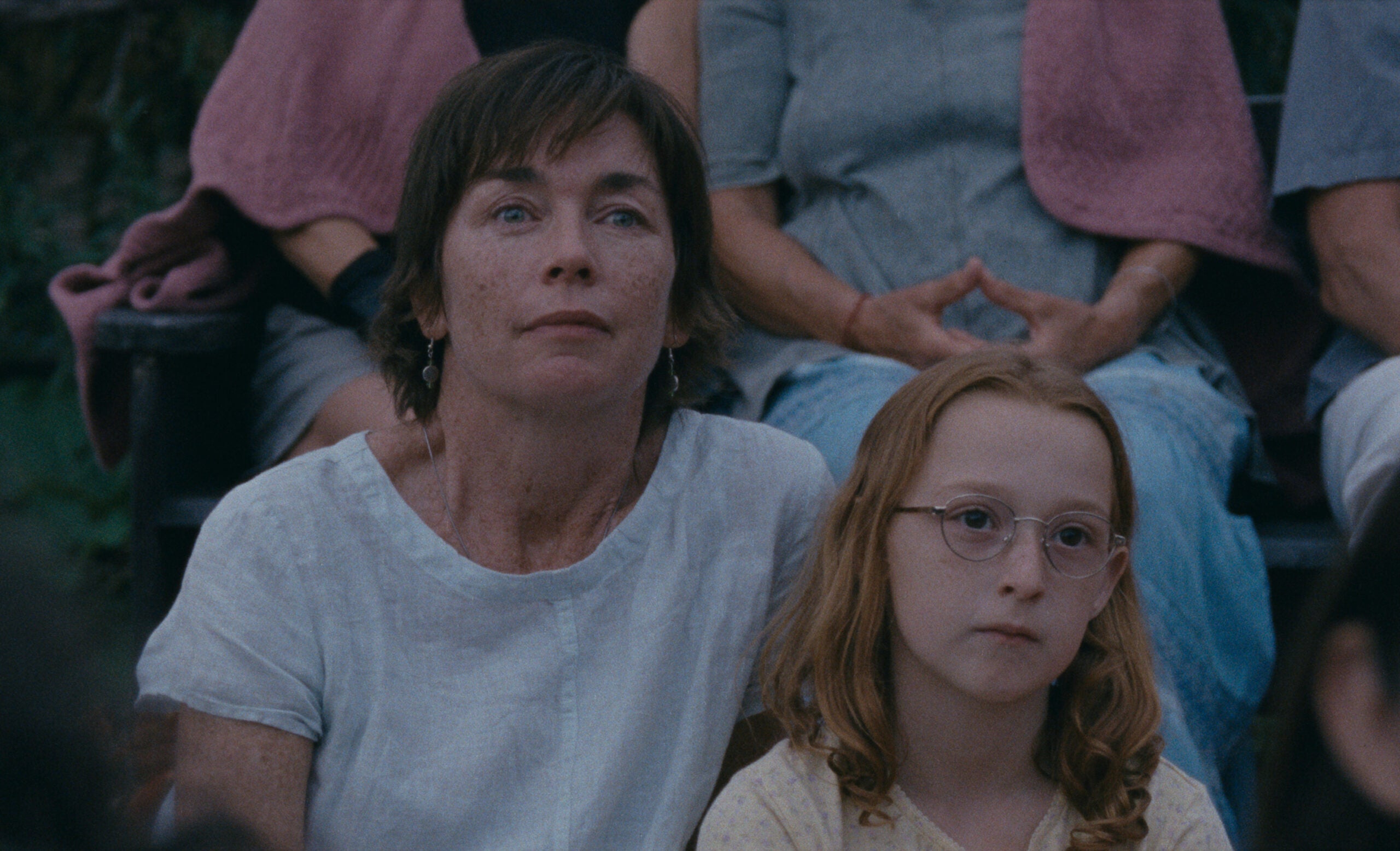 Julianne Nicholson and Zoe Ziegler in "Janet Planet."