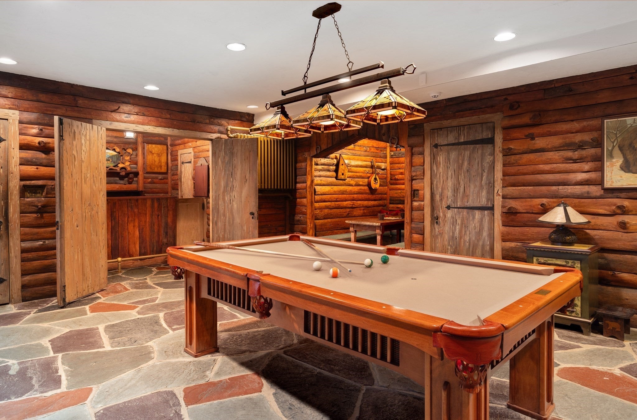 116 Chestnut Hill Road billiards room speakeasy