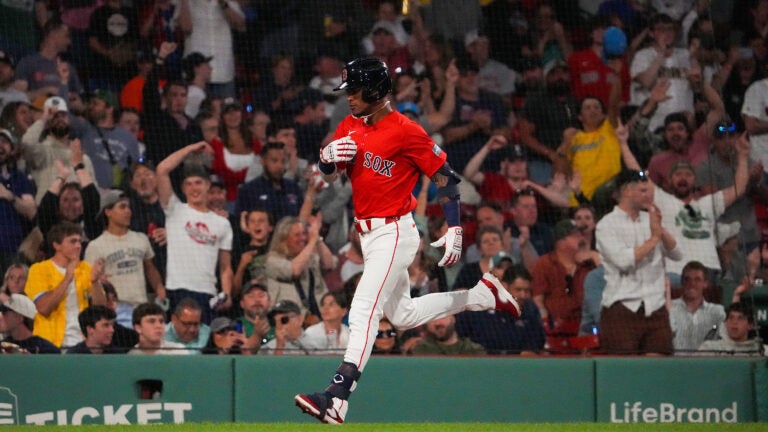 Red Sox’ CF Rafaela hits 2 home runs, leads rookies in RBIs