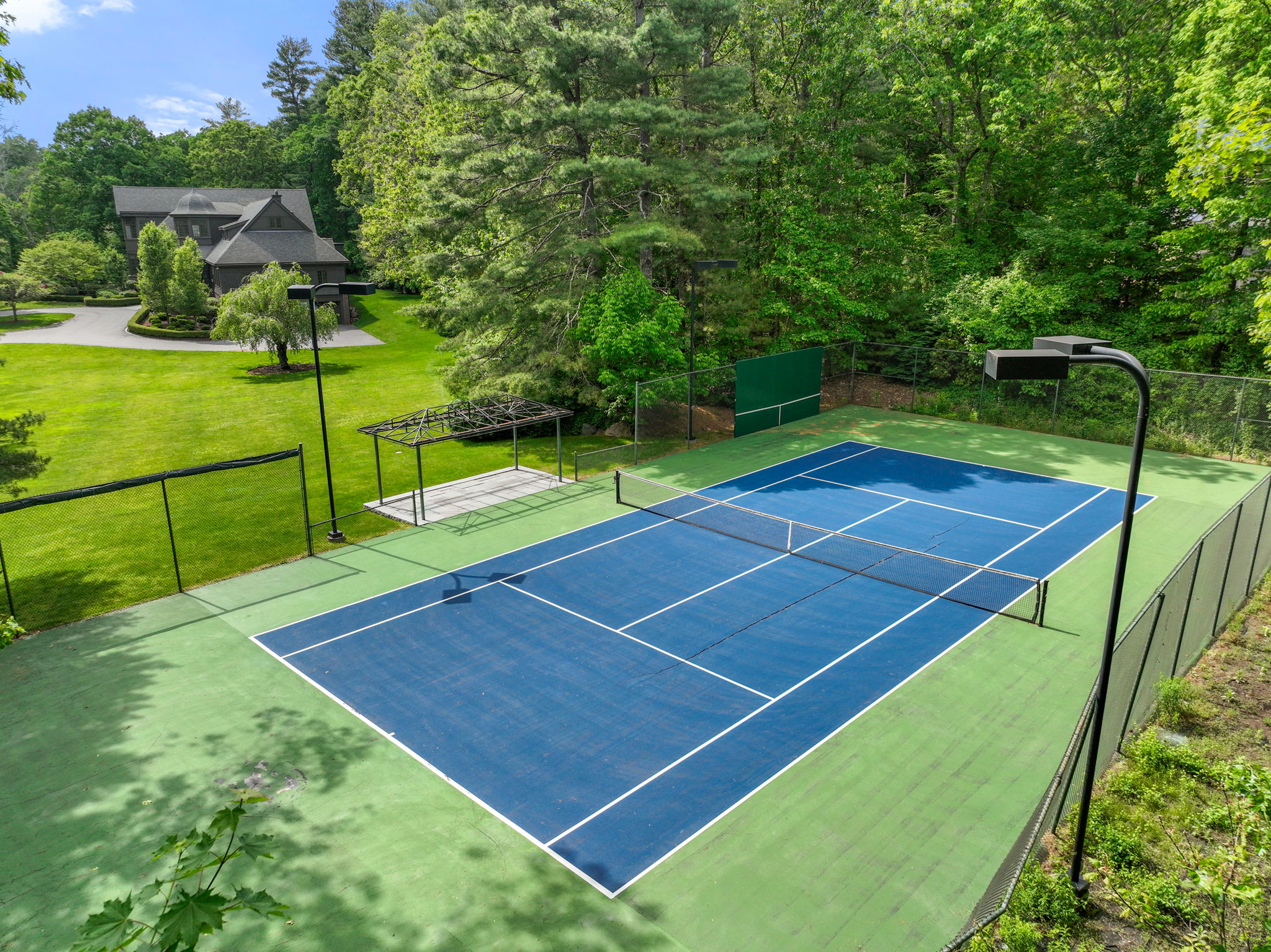 41 Stony Brook Road sports court Weston MA