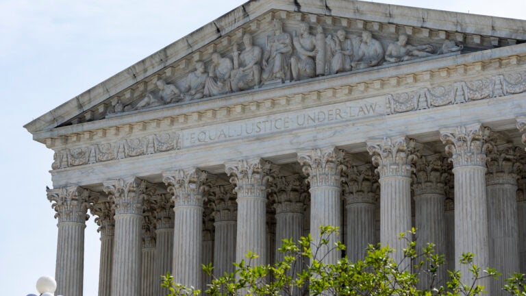 The Supreme Court building in Washington.