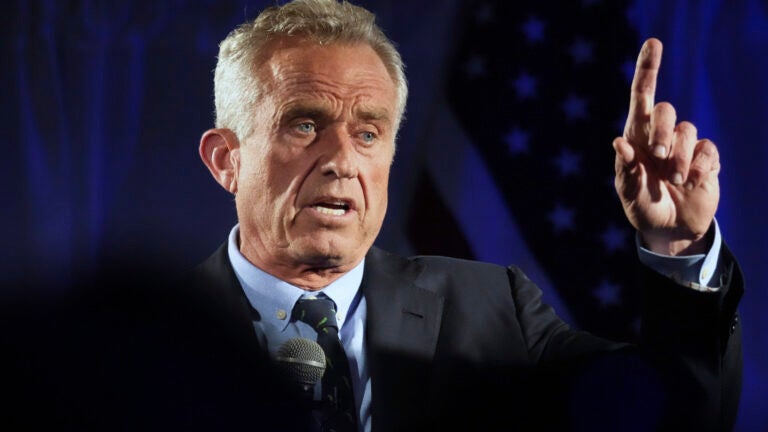 Independent presidential candidate Robert F. Kennedy Jr. speaks during a campaign event, Tuesday, Nov. 14, 2023, in Columbia, S.C.