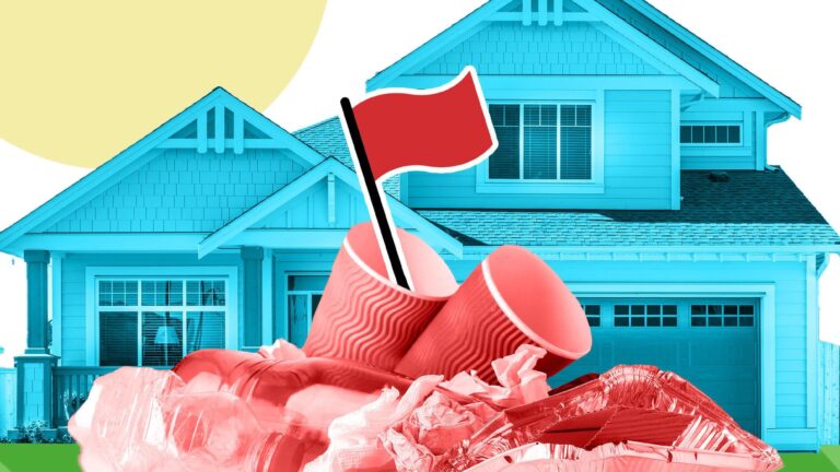The neighbor tried to trash his home sale — literally