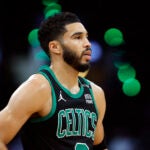 Celtics forward Jayson Tatum (0) during Game 2 of the NBA Finals. The Boston Celtics hosted the Dallas Mavericks at TD Garden on Sunday, June 9, 2024.