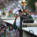 2008 Paul Pierce Celtics duck boat parade