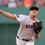 Tanner Houck of the Red Sox delivers a pitch against the Philadelphia Phillies during the first inning.