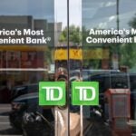 An outside of a TD Bank branch.