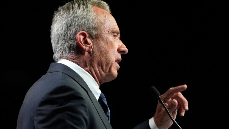Independent presidential candidate Robert F. Kennedy Jr. talks during a campaign event, in West Hollywood, Calif., Thursday, June 27, 2024.