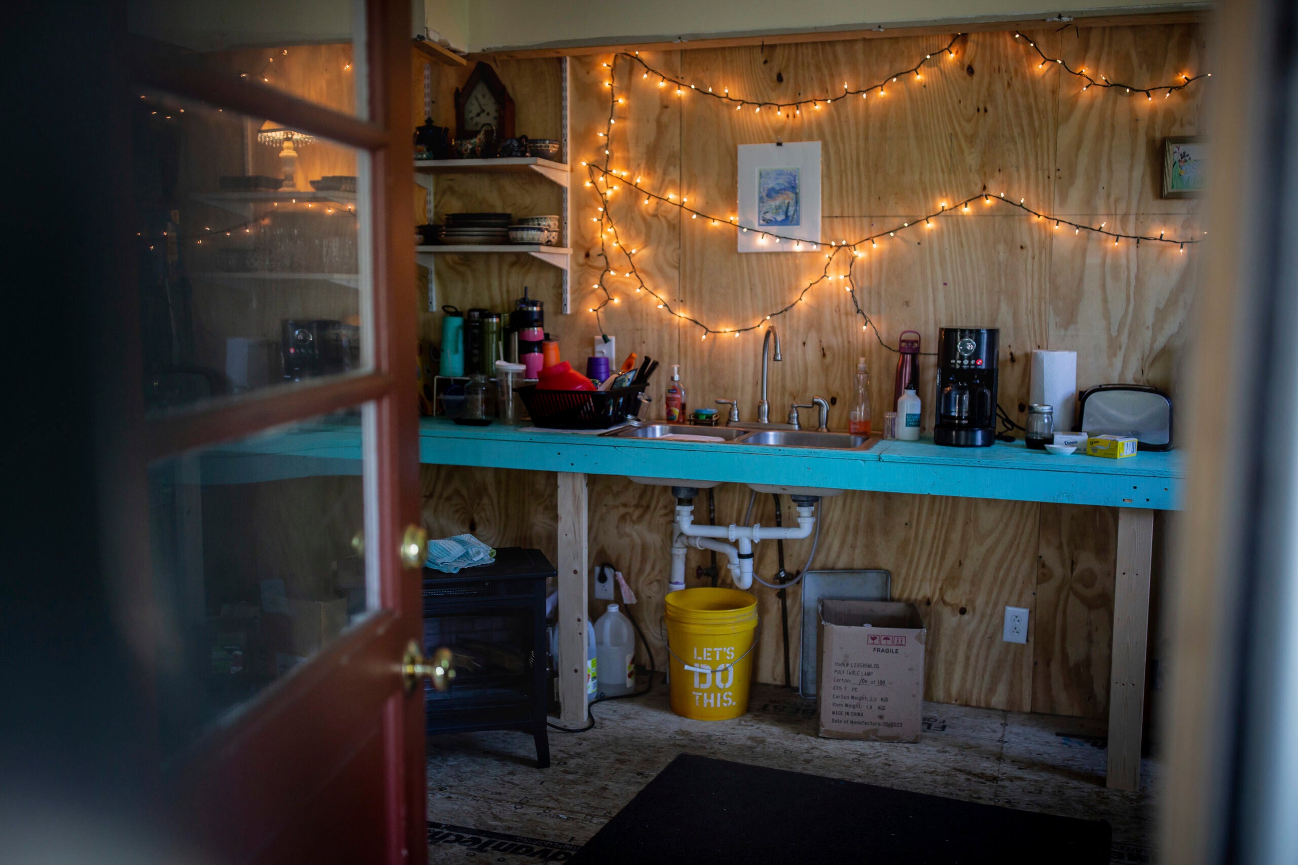 A view of the kitchen in the house of Lisa Edson Neveu