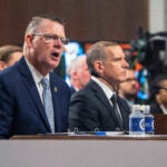 U.S. Secret Service Acting Director Ronald Rowe, left, and FBI Deputy Director Paul Abbate testify.