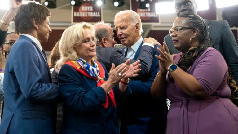 President Joe Biden at a recent campaign event in Detroit.