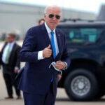 President Joe Biden arrives to board Air Force One at Dover Air Force Base, in Dover, Del., Tuesday, July 23, 2024.