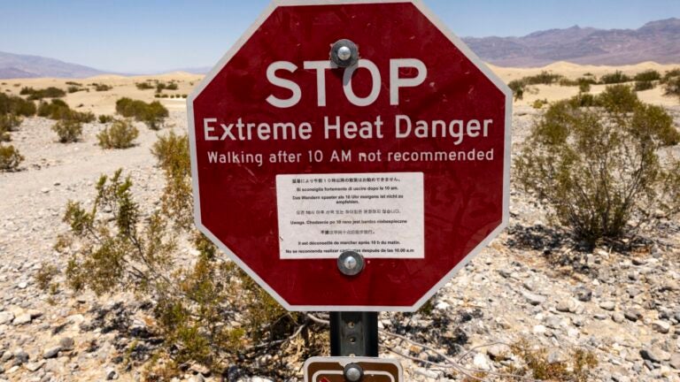 Heatwave breaks records in Death Valley and other western areas