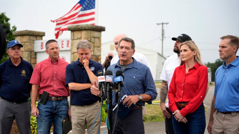 House Committee on Homeland Security Chairman Rep. Mark E. Green, R-Tenn., speaks to reporters after leading a bipartisan visit on Monday, July 22, 2024, to the site of the July 13 Trump campaign rally in Butler, Pa.