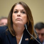 U.S. Secret Service Director Kimberly Cheatle testifies before the House Oversight and Accountability Committee about the attempted assassination of former President Donald Trump at a campaign event in Pennsylvania, at the Capitol in Washington, Monday, July 22, 2024.