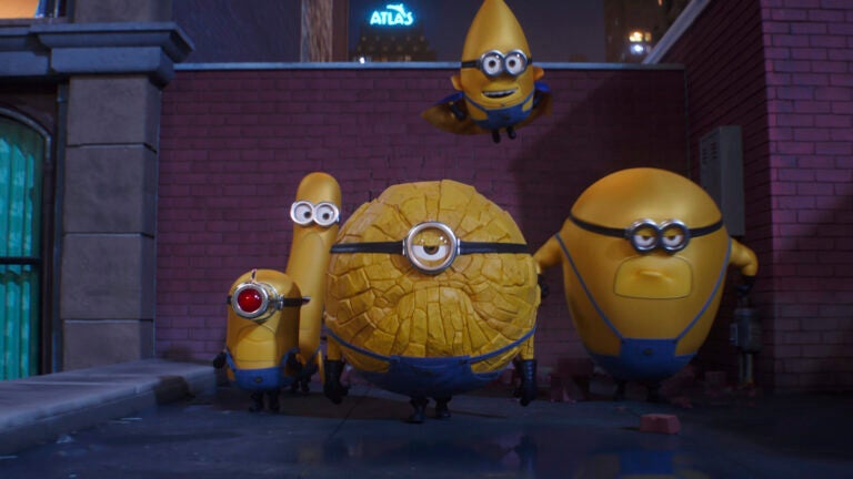 This image release by Illumination & Universal Pictures shows a scene from "Despicable Me 4,"