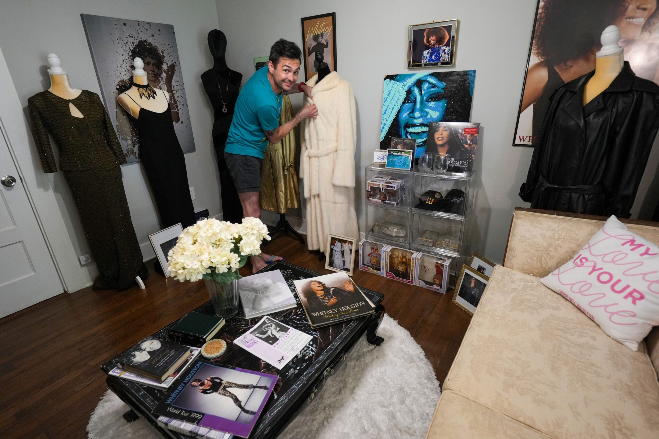 For Whitney Houston fan, each piece of memorabilia captures one moment in  time