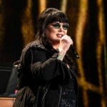 FILE - Ann Wilson performs during Farm Aid on Saturday, Sept. 23, 2023, in Noblesville, Ind.