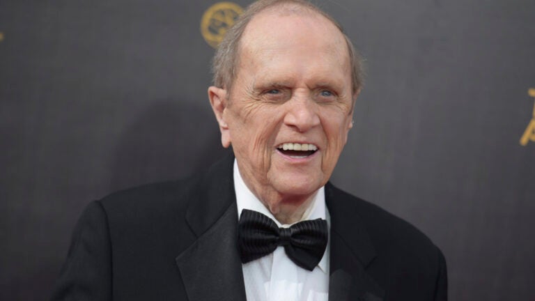 FILE - Bob Newhart appears at the Creative Arts Emmy Awards in Los Angeles on Sept. 10, 2016. Newhart, the deadpan master of sitcoms and telephone monologues, died in Los Angeles on Thursday, July 18, 2024. He was 94.