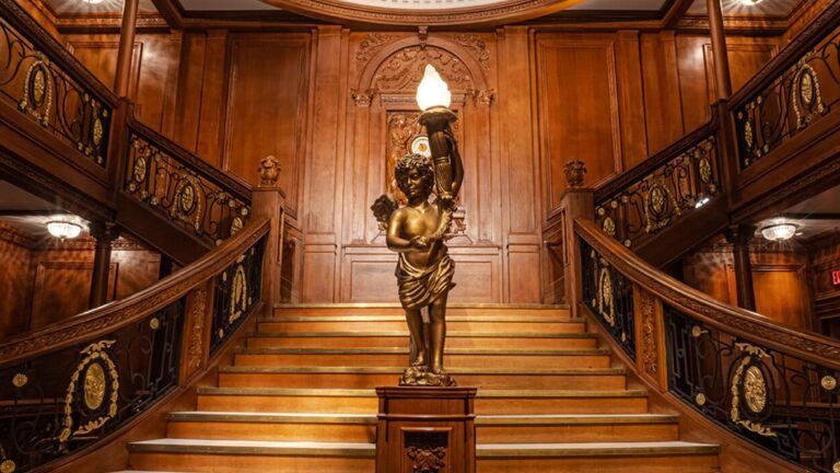 The Grand Staircase will be a prime photo-op for exhibition visitors.