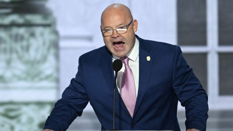 General President of the International Brotherhood of Teamsters Sean O'Brien speaks.