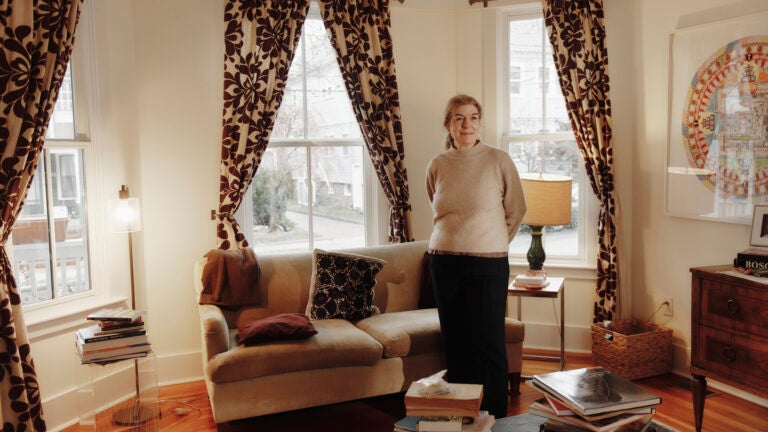 The author Claire Messud in her Cambridge, Mass., home.
