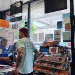 At a convenience store in Brookline, Mass., signs explain the town's pioneering bylaw on tobacco and nicotine sales.