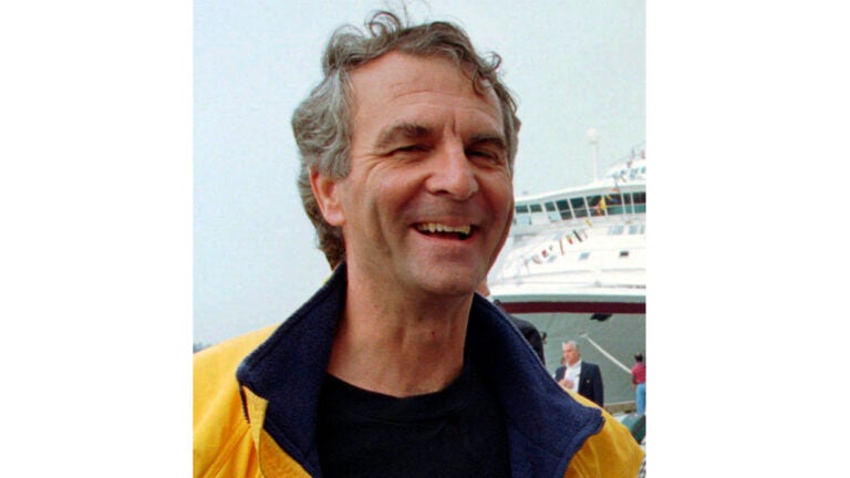 Commander Paul-Henri Nargeolet at Black Falcon Pier in Boston on Sept. 1, 1996.