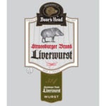 A label for Boar's Head liverwurst.