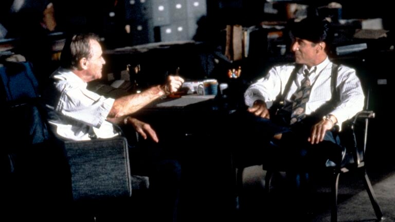 Jack Lemmon and Al Pacino in "Glengarry Glen Ross."