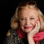 FILE - Actor Gena Rowlands poses for a portrait at the London West Hollywood hotel in West Hollywood, Calif., on Dec. 4, 2014. Rowlands, hailed as one of the greatest actors to ever practice the craft and a guiding light in independent cinema as a star in groundbreaking movies by her director husband, John Cassavetes, and later charmed audiences in her son's tear-jerker “The Notebook,” has died at age 94.