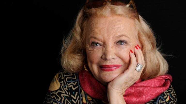 FILE - Actor Gena Rowlands poses for a portrait at the London West Hollywood hotel in West Hollywood, Calif., on Dec. 4, 2014. Rowlands, hailed as one of the greatest actors to ever practice the craft and a guiding light in independent cinema as a star in groundbreaking movies by her director husband, John Cassavetes, and later charmed audiences in her son's tear-jerker “The Notebook,” has died at age 94.