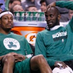 Kevin Garnett Paul Pierce Celtics Boston Globe