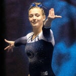 Penn State's Tess McCracken during an NCAA gymnastics meet on Saturday, Jan. 4, 2020 in Anaheim, Calif.