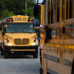 FILE - More than 100 Stoughton middle and high school students did not receive a place on the bus for this upcoming school year.