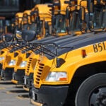 School bus file photo. 150 Stoughton students initially denied transport to and from school now have spots on the bus.