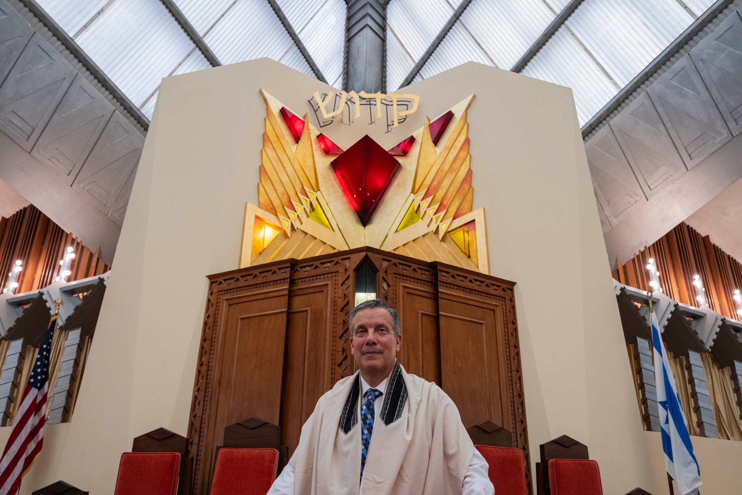 David Glanzberg-Krainin, the chief rabbi at Beth Sholom Synagogue in Elkins Park, Pa.