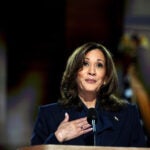 Vice President Kamala Harris, the Democratic presidential nominee.