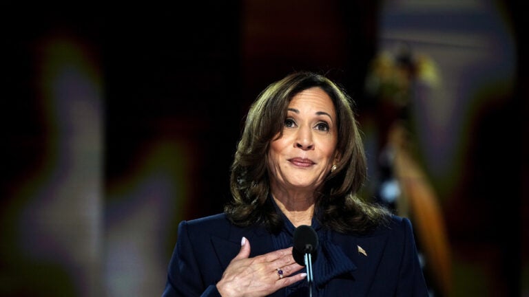 Vice President Kamala Harris, the Democratic presidential nominee.