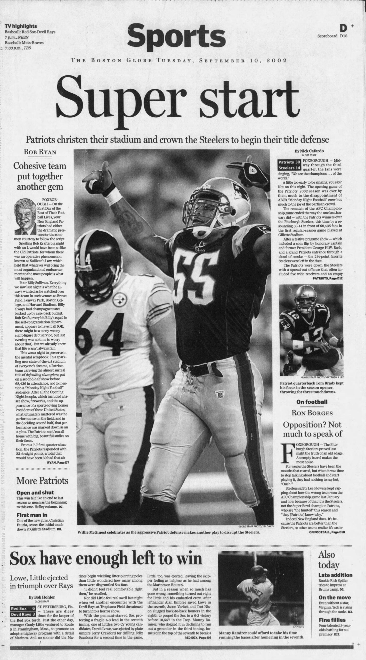 2002 Boston Globe Sports